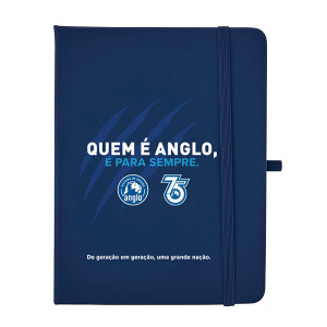 Moleskine Emborrachado Azul - Anglo