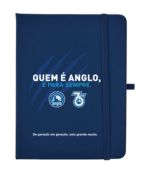 Moleskine Emborrachado Azul - Anglo
